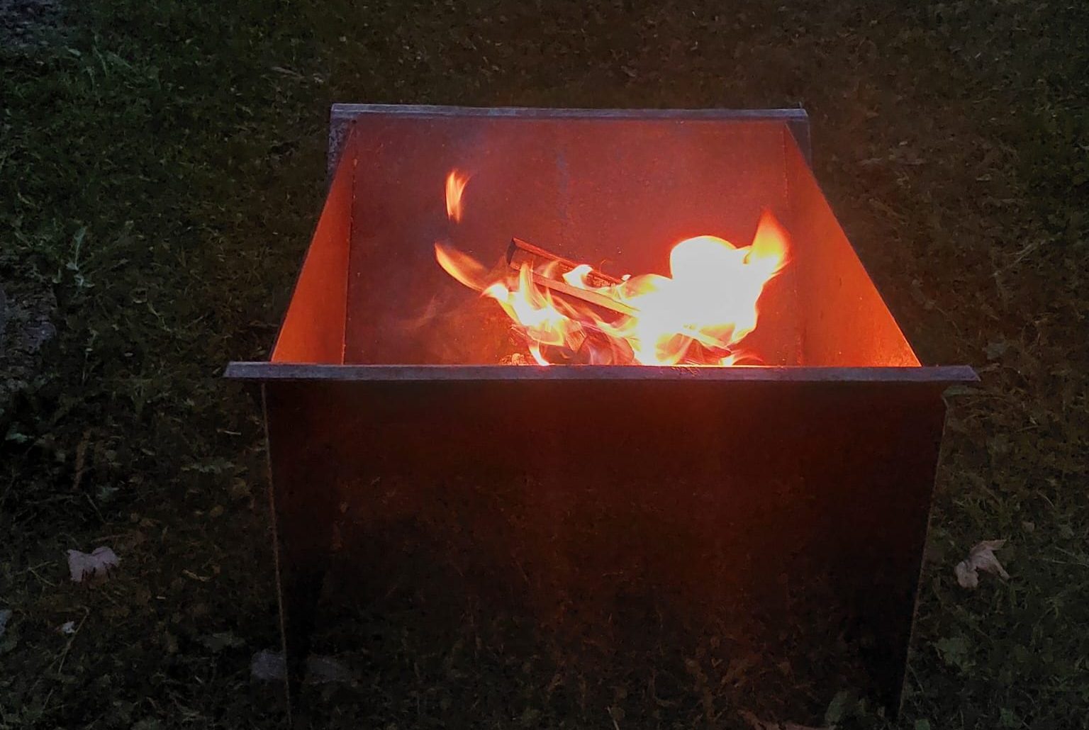 Feuerschale aus Stahl